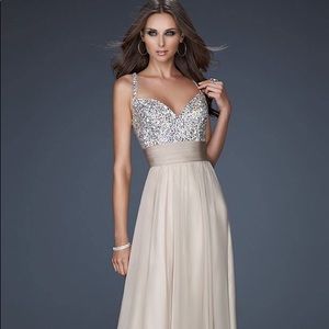 La femme sparkly gown